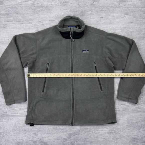 VINTAGE Patagonia Jacket Men’s M Gray 25301 Regulator R3 Radiant USA Fleece r310 - Picture 6 of 11